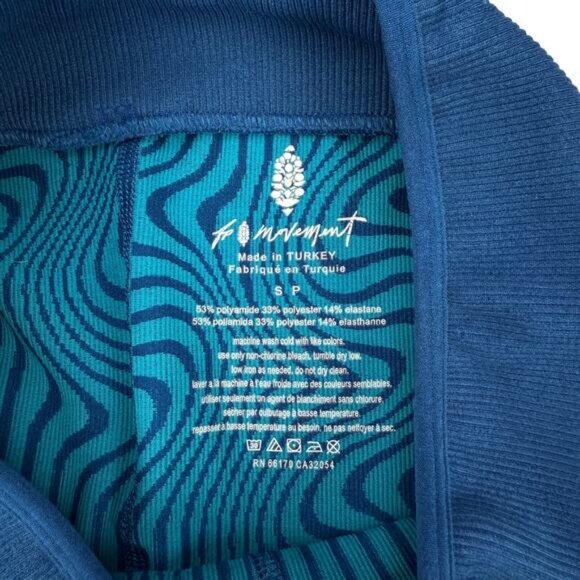 Free People Free Throw Jacquard Biker Shorts Size Small - Picture 3 of 5